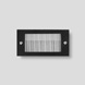 Recessed wall - low voltage w/ spread lens & die-cast aluminum faceplate