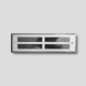 Recessed wall - stainless steel w/ 