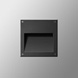 Recessed wall with shielded light source