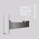 Pole mount arm