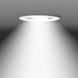 Recessed ceiling downlights - symmetrical distribution