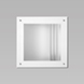 Recessed ceiling - asymmetrical distribution