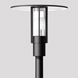 Pole top - symmetrical light distribution with clear acrylic diffuser
