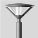 Pole top - symmetrical distribution with clear acrylic diffuser