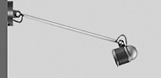 Floodlight - small scale with outrigger arm