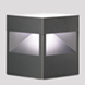 Bollard - shielded with symmetrical light output