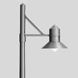 Pole top - asym. distribution with partial uplight