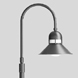 Pole top - asymmetrical distribution with uplight