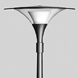 Pole top with clear acrylic diffuser