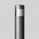 Bollard - horizontal louvers with 180° light distribution