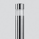 Bollard - stainless steel with louvers