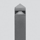 Bollard - square with shielded light source