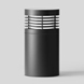 Shielded bollards with rotationally symmetric light distribution