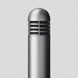 Bollard with shielded light source & louvers