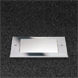 In-grade with white tempered glass