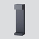 Bollard with fully shielded light source